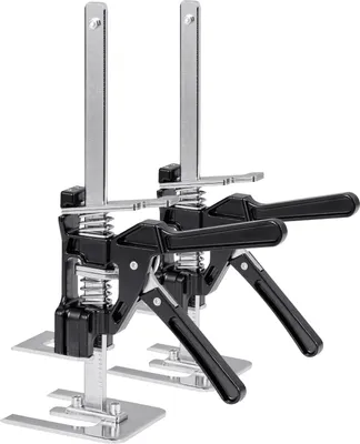 Zdjęcie produktu dla SucceBuy Podnośnik ramieniowy oszczędzający pracę 2 szt. udźwig 150 kg 180 mm czarny