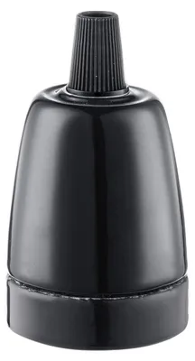 Produktbild von Home Sweet Home Posh E27 Fassung Porzellan schwarz