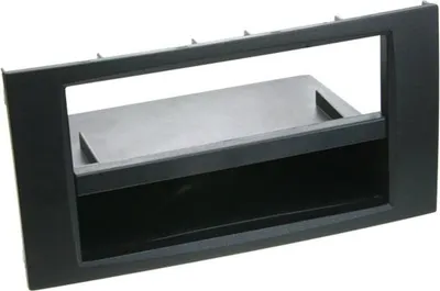 Image de Adaptateur de façade 1-DIN avec vide poche compatible avec Ford noir