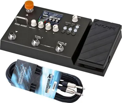 Image de Nux MG-400 Pédalier multi-effets pour guitare avec câble