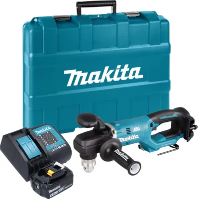 Produktbild von Makita DDA 450 SM1K Akku Winkelbohrmaschine 18 V 70 Nm Brushless + 1x Akku 4,0 Ah + Ladegerät + Koffer