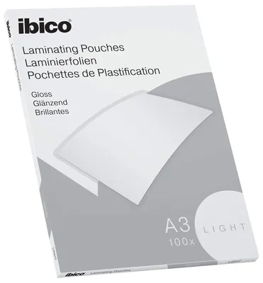 Immagine prodotto di ibico 627311 ibico Basics film di laminazione in busta, DIN A3, lucido, 150 mic