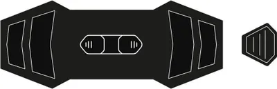 Image de Prises d'air pour casques TUCANO URBANO HYPERLINK noir mat