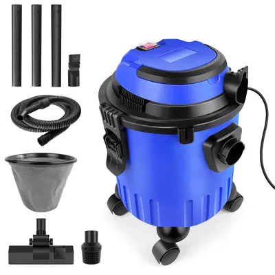 Immagine prodotto di Aspirapolvere per liquidi e solidi - Aspiratori industriali - 15 litri - 2000 W - Funzione di soffiaggio - Adatto per interni ed esterni