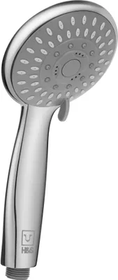 Produktbild von H&S Universal Duschkopf mit Hohem Wasserdruck - Duschbrause mit 5 Verstellbaren Modi - Leistungsstarke verchromte Regendusche in Groß - Handbrause für