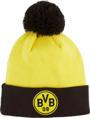 Produktbild von Puma BVB Youth Pom Pom Beanie PUMA BLACK-PUMA WHITE YOUTH