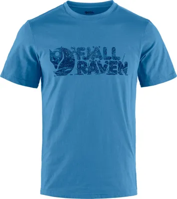Produktbild von Fjällräven Lush Logo Kurzarm-t-shirt Blau XL Mann Blau XL