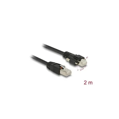 Imagen del producto de DELOCK 85668, 2 metros, Cat6, S/FTP (S-STP), RJ-45, RJ-45, color