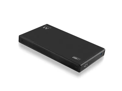 Produktbild von Ewent EW7032, HDD / SSD-Gehäuse, 2.5", Serial ATA III, 5 Gbit/s, USB Anschluss, Schwarz
