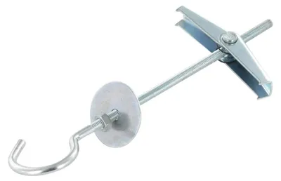 Produktbild von Fischer 080183, Galvanisiertes Metall, Gipskarton, M4, Silber, 10,5 cm, 1,4 cm