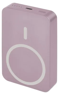 Powerbanka EMOS WI 1046, 10 000 mAh, 20 W+Wireless, lososová