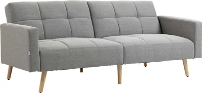 Produktbild von HOMCOM Schlafsofa 205 x 88 cm Sofa mit Bettfunktion, Verstellbarer Rückenlehne