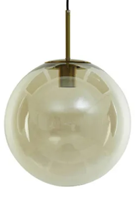 Immagine prodotto di Light & Living - lampada a sospensione - Medina - bronzo - vetro - Ø 30cm - E27 - 2958785