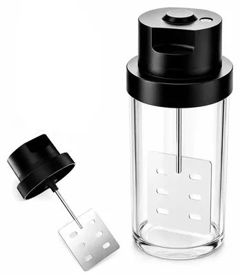 Produktbild von Buttermaschine elektrisch, Hausgemachte Butter einfach selbst herstellen, 1,8L Glas Butterfass mit Edelstahlklinge für Küche, Backen und Familien
