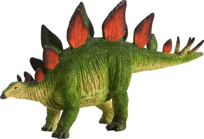 Obrázek produktu pro Mojo Fun Stegosaurus, 3 rok/roky, PREHISTORIC LIFE, Zelená, Červená, Polyvinylchlorid (PVC)