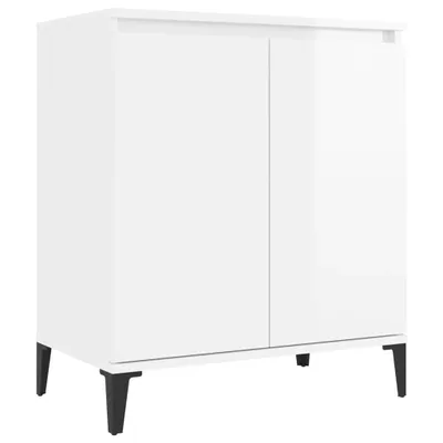 Obrázek produktu pro vidaXL Příborník vysoký lesk bílý 60x35x70 cm Materiál dřeva
