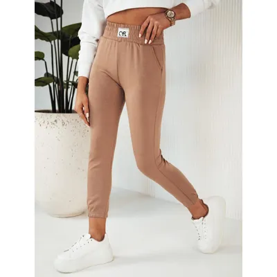 Zdjęcie produktu dla Damskie spodnie dresowe CYFL camel XL-XXL