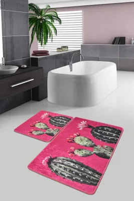 Produktbild von Mijolnir, Cacto, Badematten, Mehrfarbig, Polyester, 60 x 100 cm
