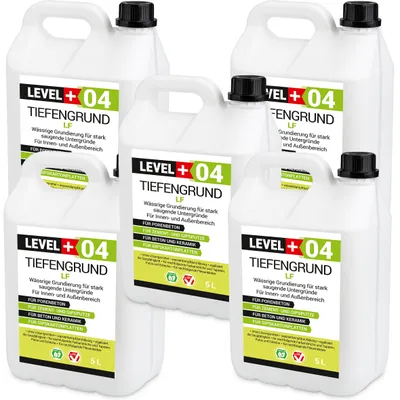 Obrázok produktu pre Základný náter Univerzálny základný náter 25L Bezrozpúšťadlový základný náter Pod farby Tapety Cementové malty Lepidlá na obklady LEVEL+04