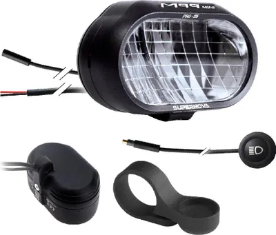 Obrázek produktu pro Supernova světlomet pro elektrokola M99 MINI PRO, E-45 černý, dálkové světlo, 270 lx