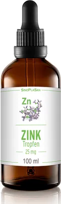 Produktbild von Zink Tropfen 25 mg, 100 ml TEI
