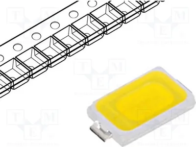 Produktbild von 5x LED 150mA 120° 58÷63lm 4750-5300K SMD kaltweiß 5730 2,8÷3,6V OF-SMD5730W LED-D