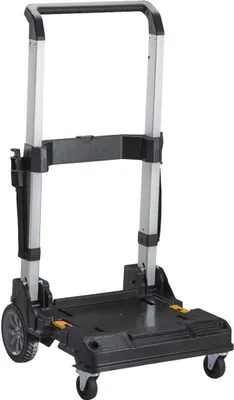 Zdjęcie produktu dla DeWALT DWST1-71196, Metal, Plastik, Wózek platformowy, Czarny, Srebrny, 150 kg, 4 szt., 490 mm