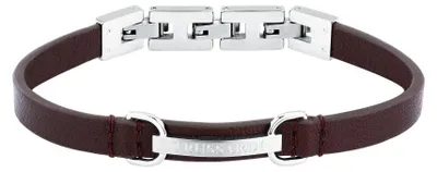 Immagine prodotto di Cinturino da uomo in pelle marrone T-Leather TJAXZ07
