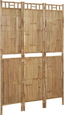 Produktbild von vidaXL 3-tlg. Raumteiler Bambus 120x180 cm