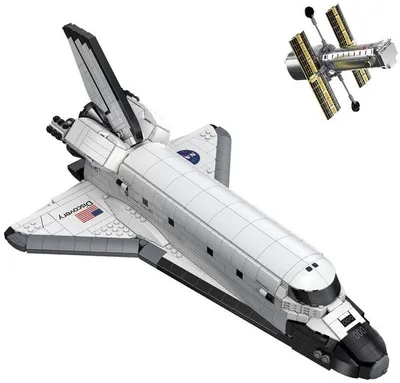 Image de Kit de construction spatial NASA « Shuttle Discovery » de Cada, 1827 pièces