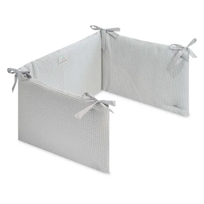 Produktbild von Julius Zöllner Waffelpiqué Light grey Nestchen 180x35