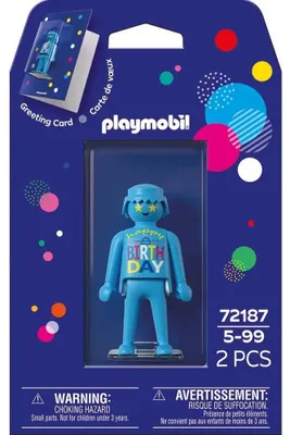 Zdjęcie produktu dla Kartka okolicznościowa PLAYMOBIL: Urodziny, Inne okazje