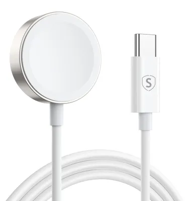 Obrázek produktu pro Magnetická nabíječka SiGN USB-C pro Apple Watch, 2,5 W, 1,2 m - bílá