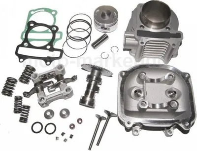 Produktbild von 150ccm Sport Racing Zylinder KIT Kopf VENTIL Satz für BAOTIAN BT125T-9 125 Zylinderkit