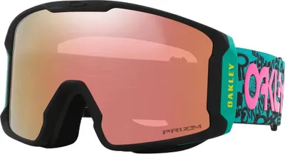 Immagine prodotto di Occhiali da sci Oakley Goggles Line Miner L Verde Prizm Snow Rose Gold Iridium/CAT3 Uomo Verde Prizm Snow Rose Gold Iridium/CAT3