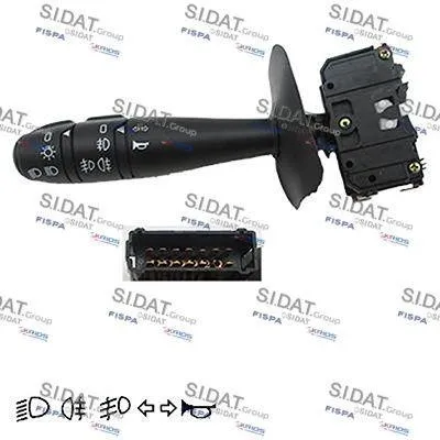 Produktbild von SIDAT 430603 Lenkstockschalter Kombischalter für DACIA DUSTER DUSTER Kasten