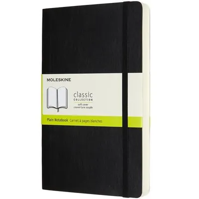 Produktbild von Moleskine Notizbuch, Large, A5 Blanko, Erweiterte Seitenanzahl, Soft Cover, Schwarz