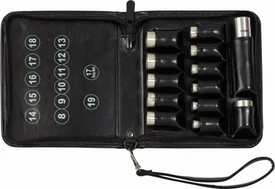 Produktbild von KS Tools 965.2002, Steckschlüssel-Satz, 3/8", Metrisch, 13 Kopf/Köpfe, Titan, DIN 3120, ISO 1174, DIN 3124, ISO 2725-1