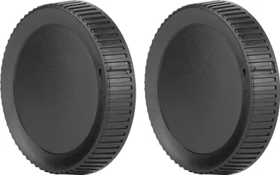 Produktbild von 2 Stück schwarze universelle DSLR-Kamera-Objektivabdeckung hintere Kappe für Nikon Z6 Z7 und Z-Mount-Kameras