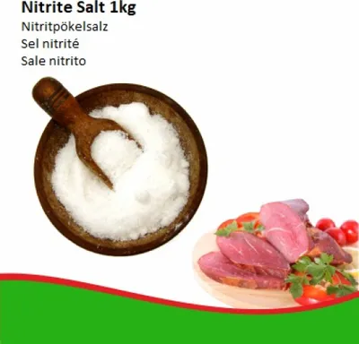 Produktbild von Pökelsalz 0.6% - 1kg, Nitritpökelsalz | Salz zum Pökeln von Fleisch