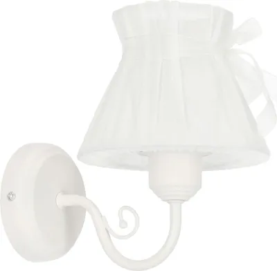 Obrázek produktu pro Nástěnné osvětlení v provence stylu ZEFIR - 1xE27, 40W, bílé