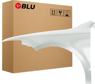 Zdjęcie produktu dla BLU Błotnik pasujący do Skoda Superb II 3T 9156 Lewy Srebrny ReflexSilber | 2008-2013 | Przedni Przód | Lakierowany | Gotowy do montażu | Stal