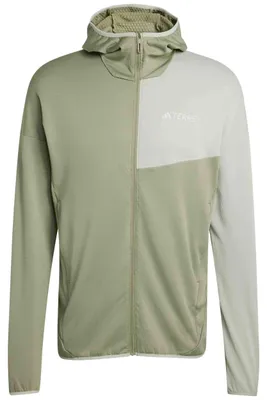 Zdjęcie produktu dla Kurtka Adidas Forro polar con capucha adidas Terrex Xperior CLIMAWARM Light Fleece verde dla Męskie
