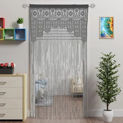 Immagine prodotto di Tenda da finestra grigia, altezza 200,7 cm, larghezza 99,1 cm