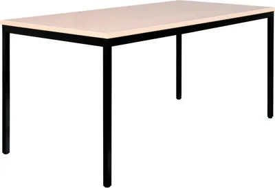 Produktbild von Schreibtisch Profi Besprechungstisch Computertisch 200x100cm SchwarzAhorn 331142