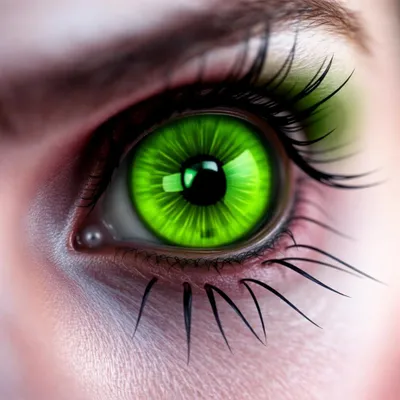 Productafbeelding van Groene contactlenzen - Enge contactlenzen - Halloween- en carnavalslenzen - Zonder sterkte - Vampier en Dracula (groen, 1 paar / 2 stuks)