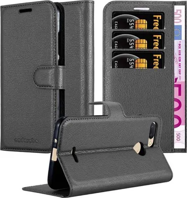 Image de Cadorabo Housse pour Xiaomi RedMi 6 Housse en noir Etui pour téléphone portable Case Cover Fermeture magnétique