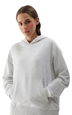 Produktbild von 4F - Kapuzenpullover für Damen MR330 (M) (Hellgrau meliert)