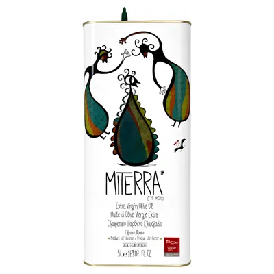Miterra Olivenöl 5L Kanister auf weißem Grund