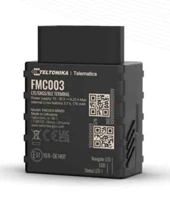 Immagine prodotto di Teltonika FMC003, per auto, localizzatore GPS, nero, resistente allo sporco, SIM singola, acrilonitrile-butadiene-stirene (ABS), plastica